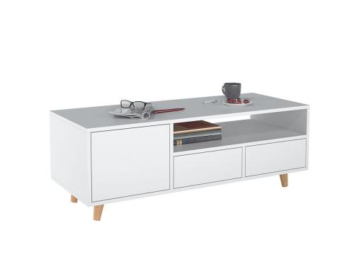 عکس میز جلو مبلی مینیمال پایه کوتاه کشودار MF365