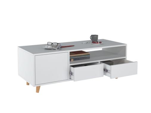 عکس میز جلو مبلی مینیمال پایه کوتاه کشودار MF365