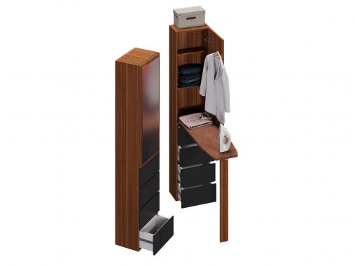 عکس میز اتو ایستاده تاشو کشودار MR725