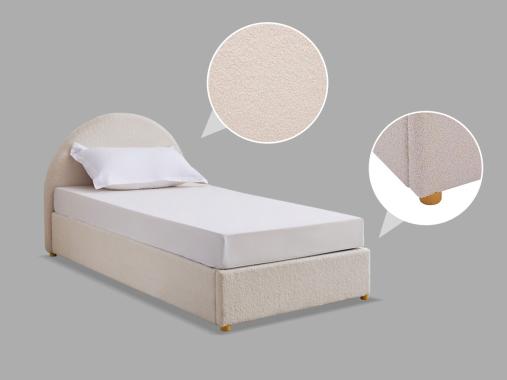 عکس تخت تدی یک نفره مینیمال BD681