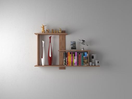 عکس شلف دیواری مینیمال ام دی اف D309