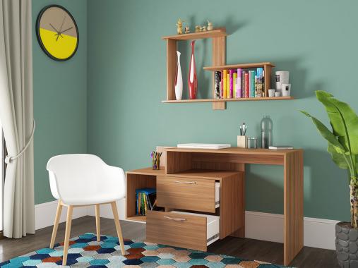 عکس شلف دیواری مینیمال ام دی اف D309