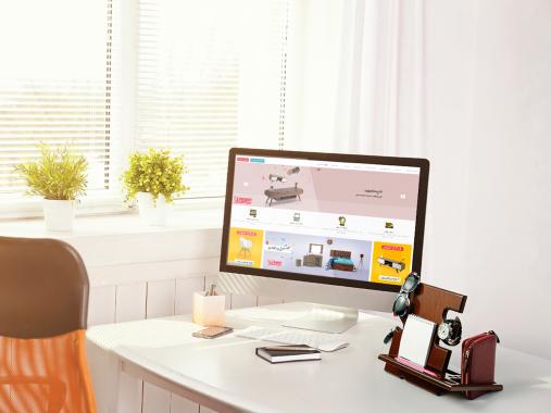 عکس شلف رومیزی اداری دفتر و موبایل T80