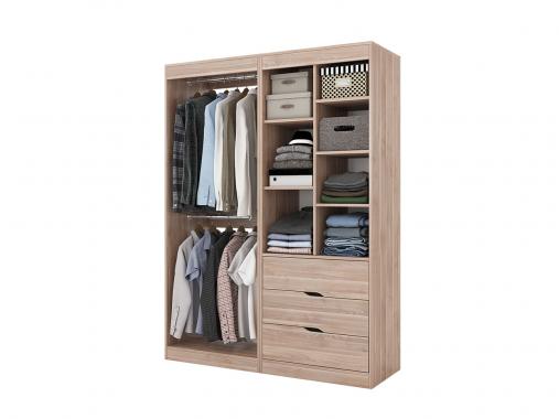 عکس کمد لباس مدرن ام دی اف دو تکه DE67