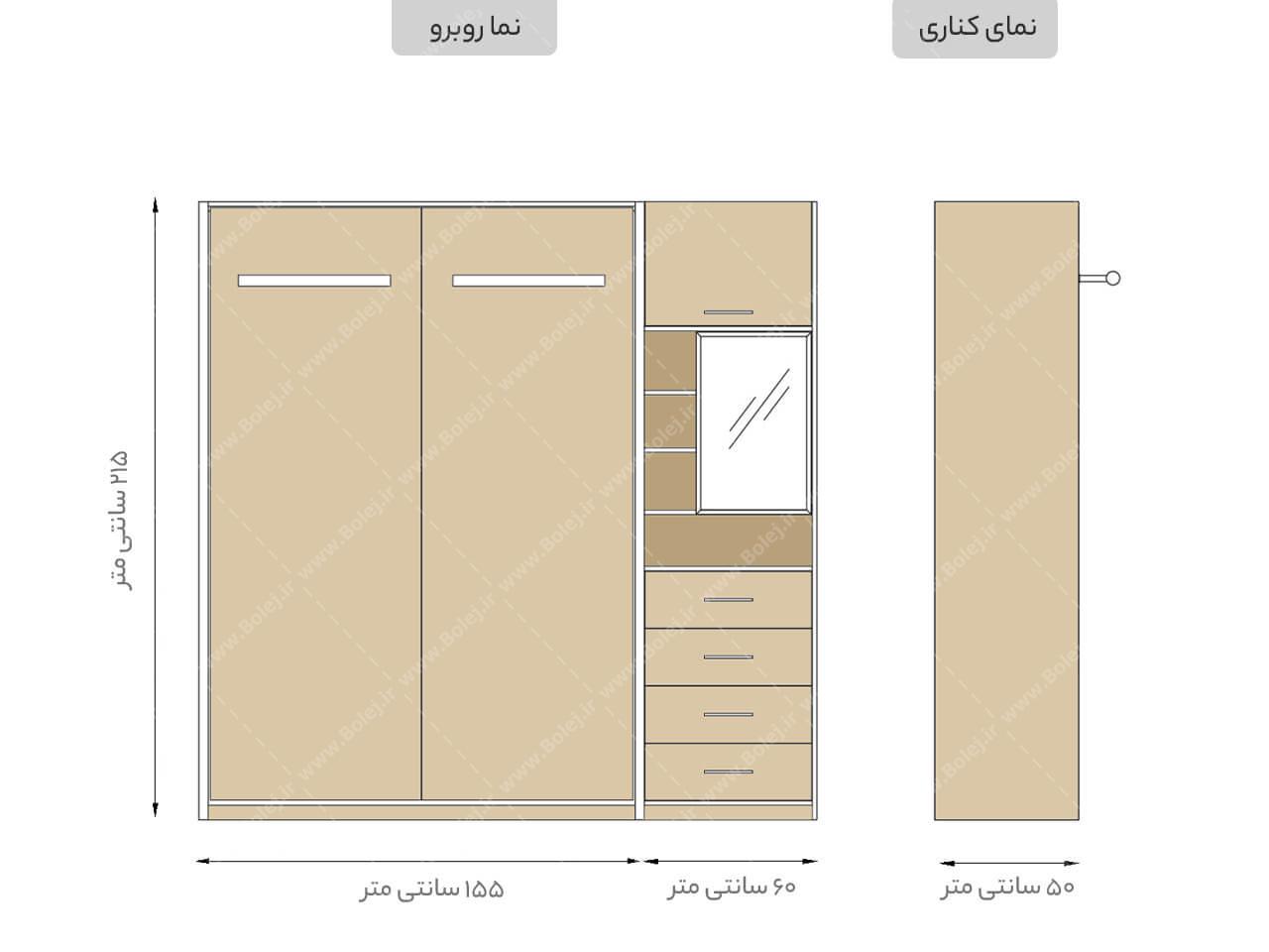 عکس تخت خواب تاشو K1