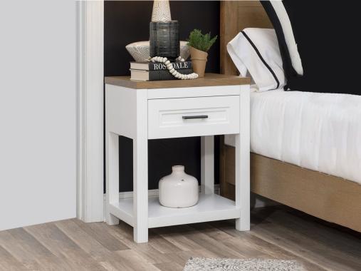 عکس سرویس خواب چوبی کلاسیک ساده دونفره HF505