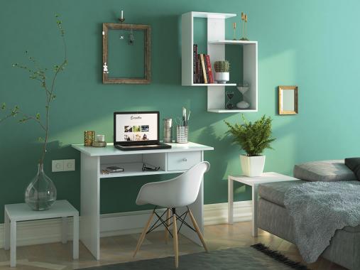 عکس جدید شلف دیواری مدرن و ساده ام دی اف D89