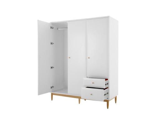 عکس جدید کمد لباس چوبی پایه دار KRC14