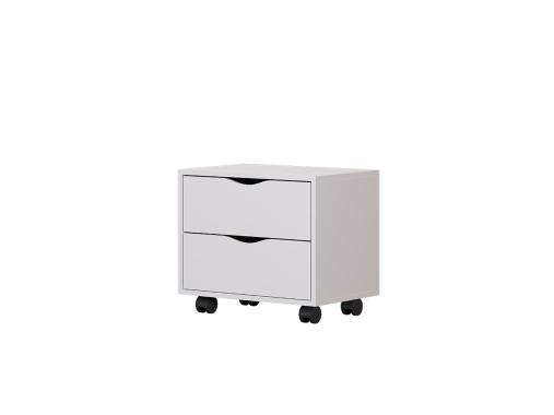 عکس پاتختی چرخدار سفید PA306