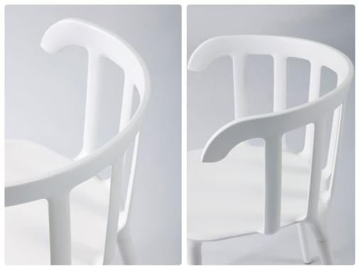 عکس میز و صندلی ناهار خوری پلاستیکی ساده SR492