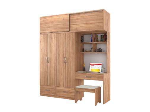 کمد لباس میز تحریر دار ام دی اف ST818