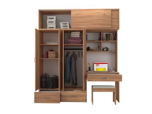 عکس کمد لباس میز تحریر دار ام دی اف ST818
