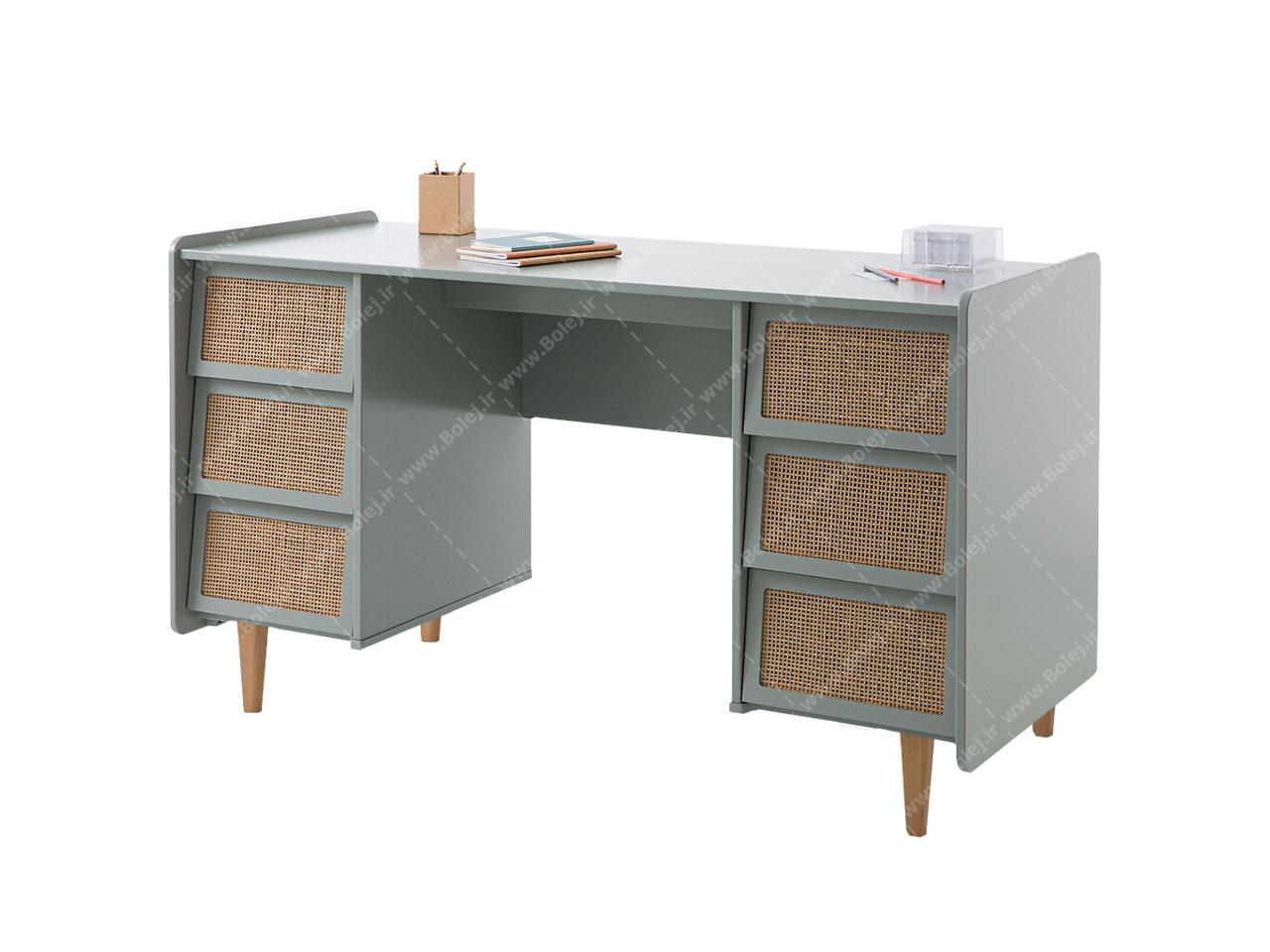 میز تحریر دخترانه شیک M552 با رنگ فانتزی 