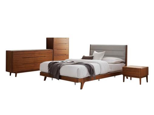 عکس سرویس تخت خواب چوبی مدرن جانا