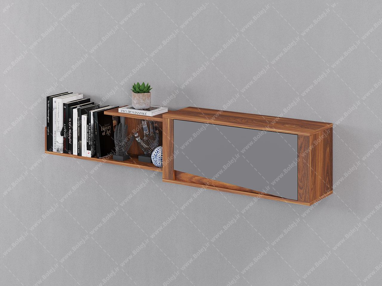 عکس شلف دیواری درب دار ام دی اف D321