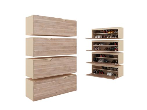 عکس جاکفشی دیواری بزرگ 4 تکه KFD646