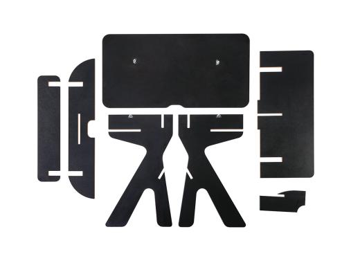 عکس میز تحریر مدرن ام دی اف کوچک M564