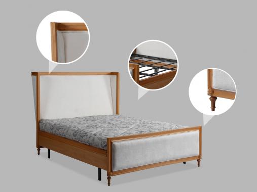 عکس سرویس خواب چوبی کلاسیک طرح ترک سولماز