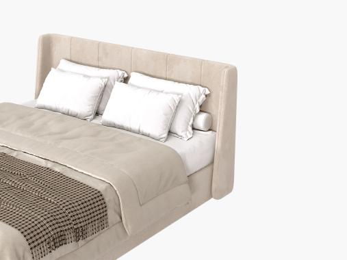 عکس تخت خواب اسپرت دونفره پارچه ای هتلی BD691