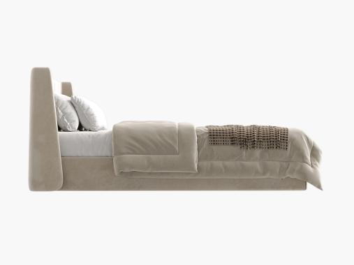 عکس تخت خواب اسپرت دونفره پارچه ای هتلی BD691