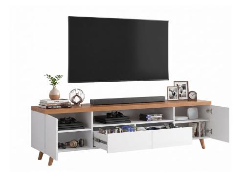 عکس میز تی وی 65 اینچ ساده و شیک TF202