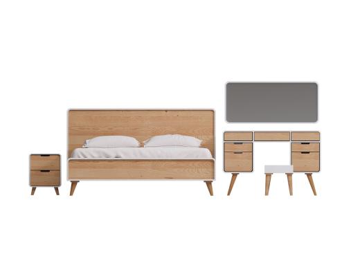 عکس جدید سرویس خواب چوبی مینیمال مدل تابان