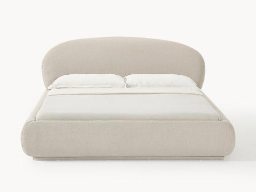 عکس تخت خواب دونفره تدی کرم BD675