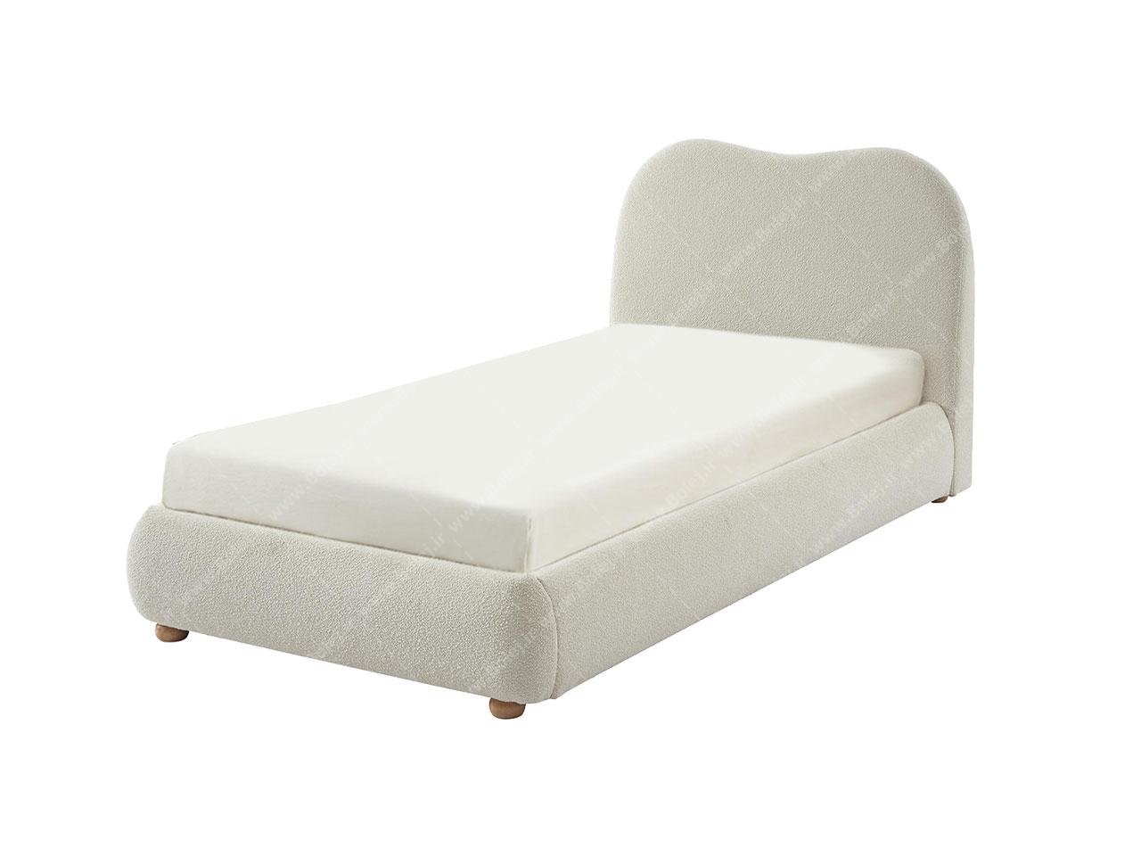 عکس تخت تدی تک نفره سفید BD679