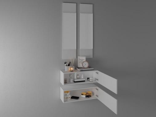 عکس باکس دیواری آرایشی آینه‌دار D301