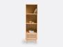عکس کتابخانه عرض کم چوبی حصیری BC24