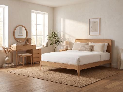 عکس سرویس خواب چوبی اسپرت دونفره مدل یکتا