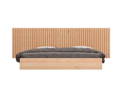 عکس تخت خواب دو نفره چوبی مینیمال BW512