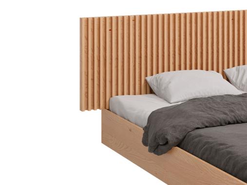 عکس تخت خواب دو نفره چوبی مینیمال BW512