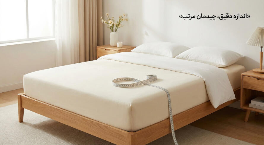 قبل از خرید، اندازه تخت و تشک را دقیق چک کنید