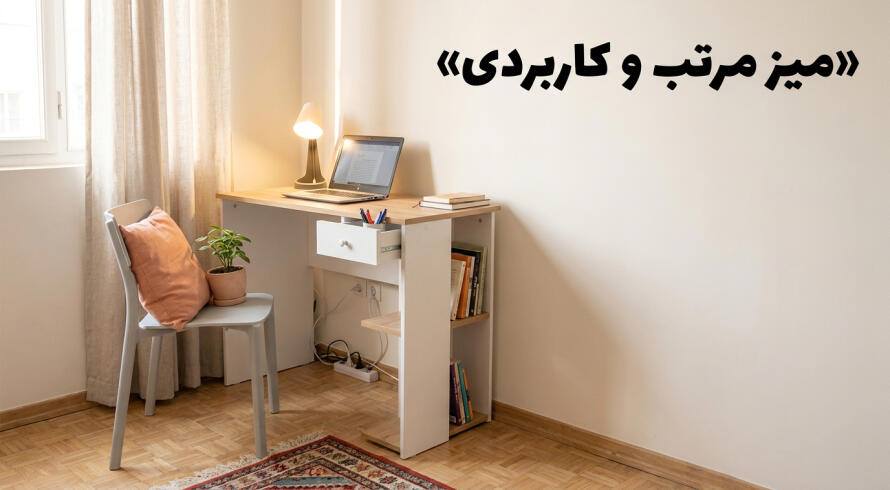رنگ و متریال میز در اتاق کوچک چه فرقی ایجاد می&zwnj;کند؟