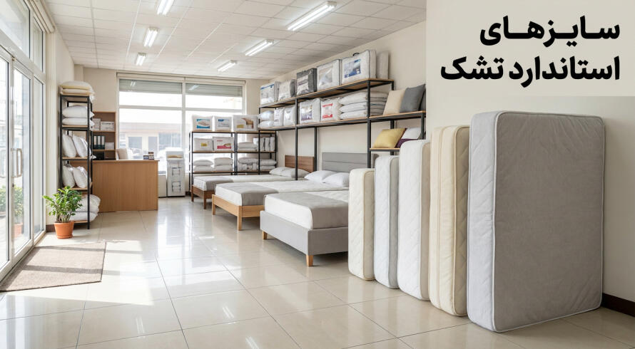 سایز تشک استاندارد برای هر نفر چه فرقی دارد؟