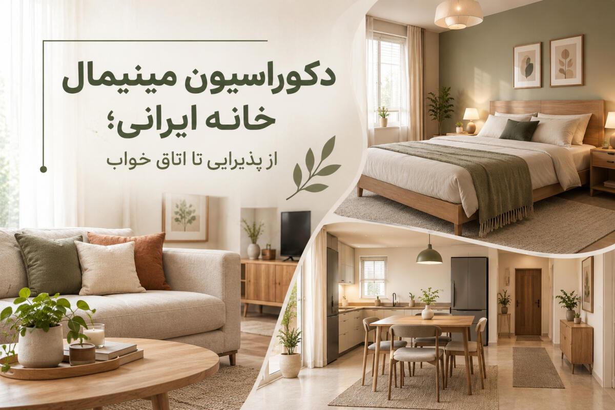 دکوراسیون مینیمال خانه ایرانی؛ از پذیرایی تا اتاق خواب