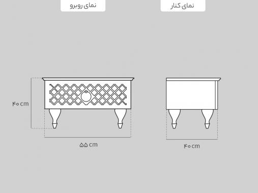 سرویس خواب سلطنتی سفید طلایی سارینا