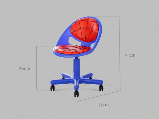 عکس صندلی کودک میز تحریر طرح مرد عنکبوتی KRC518S