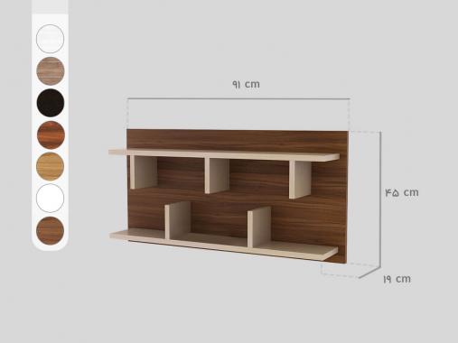 قفسه دیواری ام دی اف ساده افقی D69