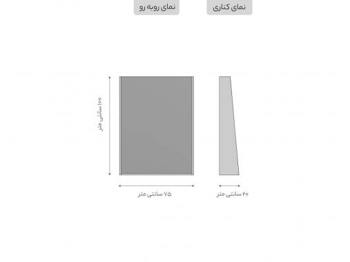 عکس آینه دیواری ام دی اف WM501