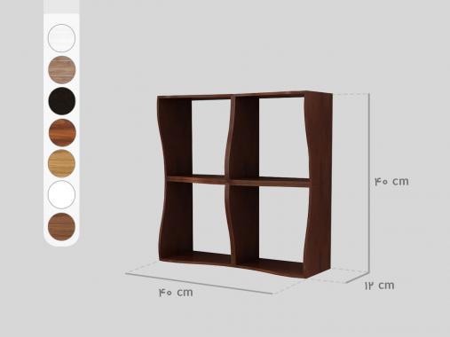 عکس شلف دیواری مربعی سالن پذیرایی D77