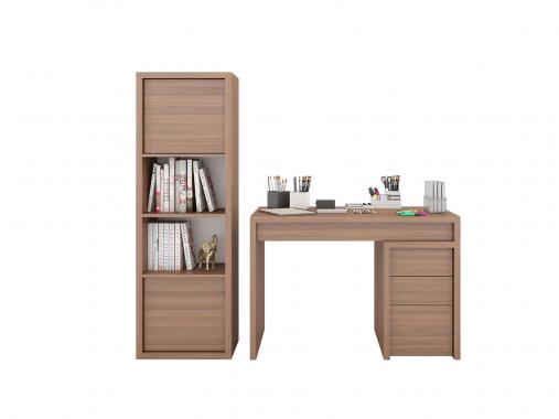 میز کامپیوتر و کتابخانه مدل MC 28