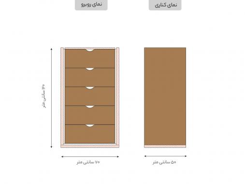 عکس ست کمد دراور ام دی اف جزیره