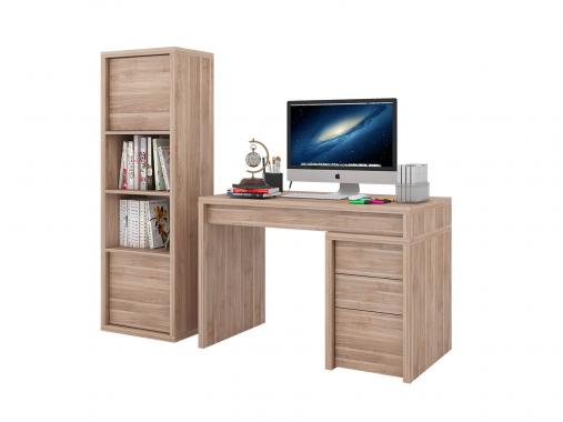 میز کامپیوتر و کتابخانه مدل MC 28