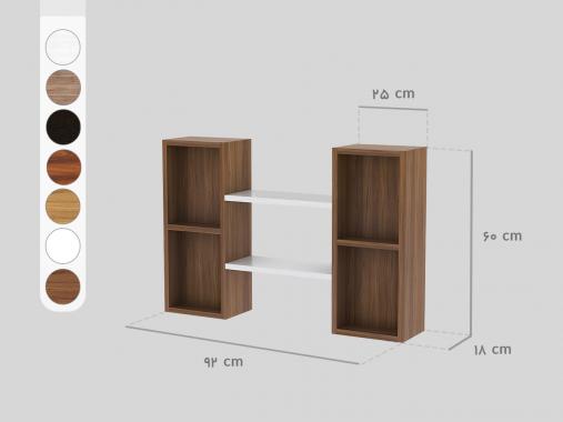 عکس شلف دیواری عمودی دو قلوی ام دی اف D75