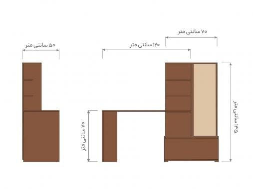 سرویس خواب یک نفره بزرگسال دیبا 4