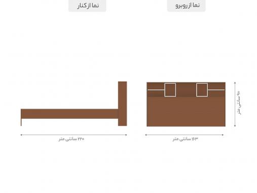 سرویس خواب اسپرت ساده یاشار