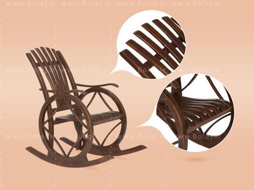 صندلی راک چوبی مدل RO 122