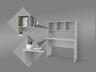میز تحریر کتابخانه دار ساده M158